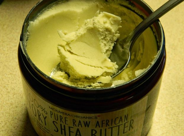 Did you know this is what raw shea butter looks like, you probably did… I had no idea