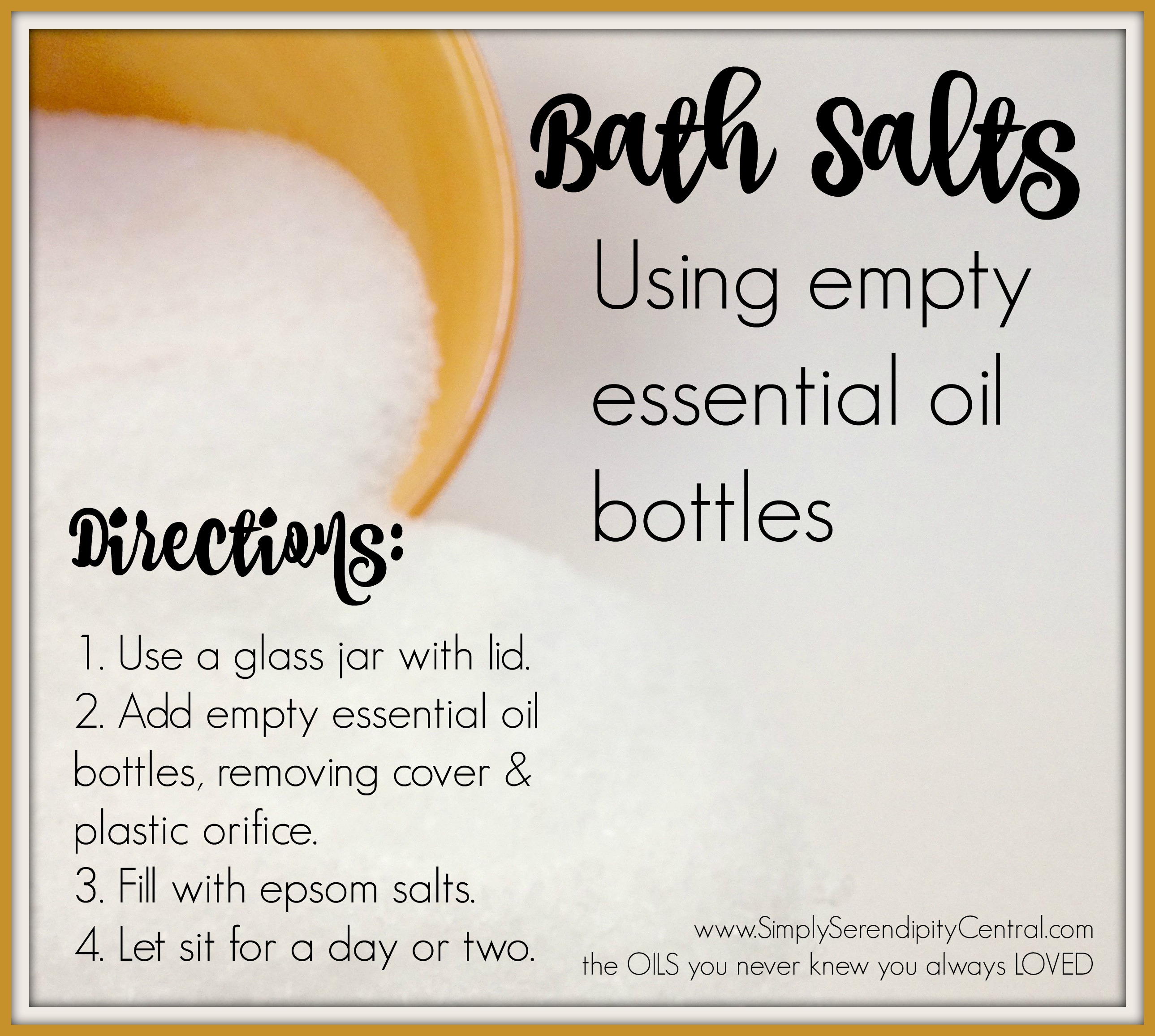 Young Living essential oils bath salts