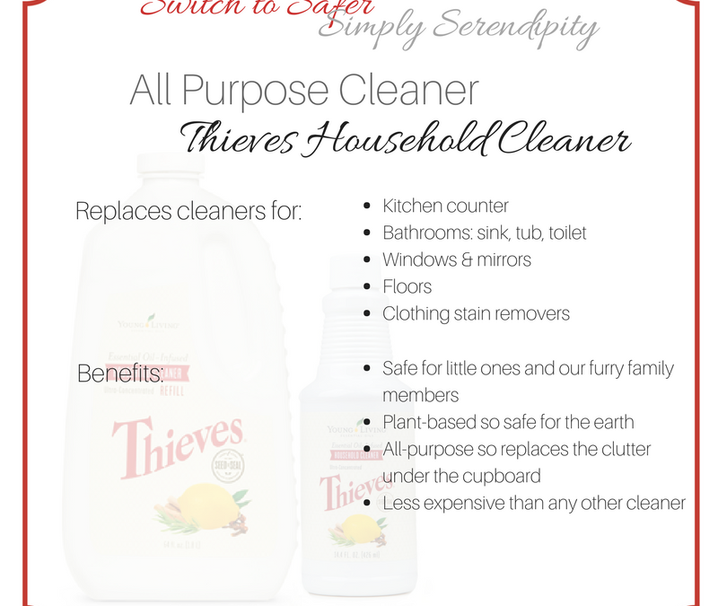 #SwitchToSafer: All Purpose Cleaner: Thieves Household Cleaner